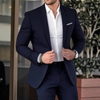 Men’s Slim-Fit Formal Suit Set – Jacket & Trousers | Banquet, Wedding & Business | S–5XL