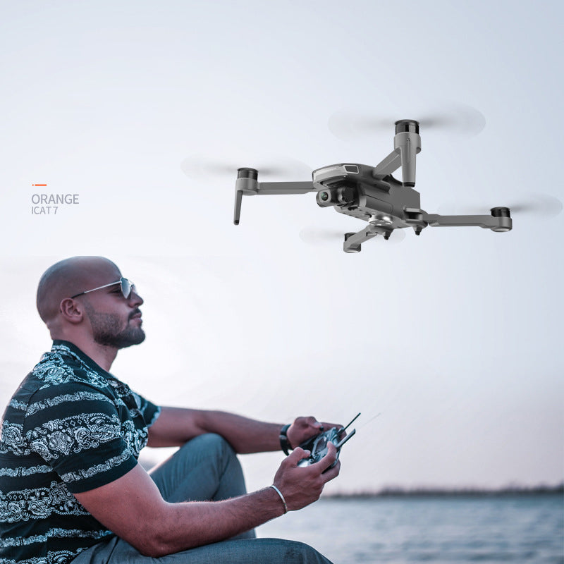 طائرة درون قابلة للطي بنظام تحديد المواقع GPS مع كاميرا 4K HD ثلاثية المحاور – طائرة تحكم عن بعد محمولة