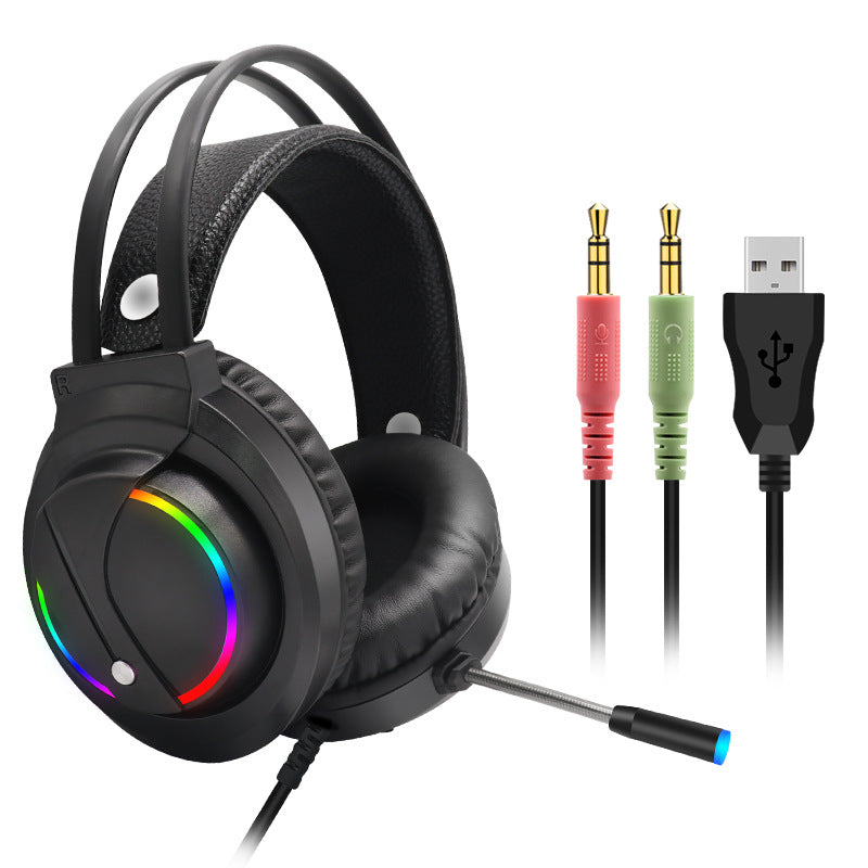 سماعة الألعاب Tuner K1 | صوت محيطي 7.1، إضاءة RGB، ميكروفون، USB و 3.5 ملم