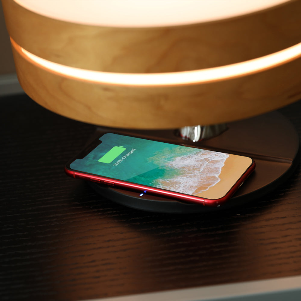 3-in-1 Smart Desk Lamp | Bluetooth Speaker & Wireless Charger, LED, Dual Colour Temp | HOORIVA