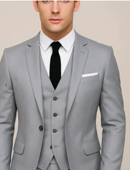 Men's Formal Suit Trousers | Polyester Dress Pants, S–6XL, 5 Colours | HOORIVA