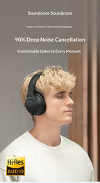 Soundcore Q20i Over-Ear Headphones | Active Noise Cancellation | Hi-Res Audio | Bluetooth 5.0