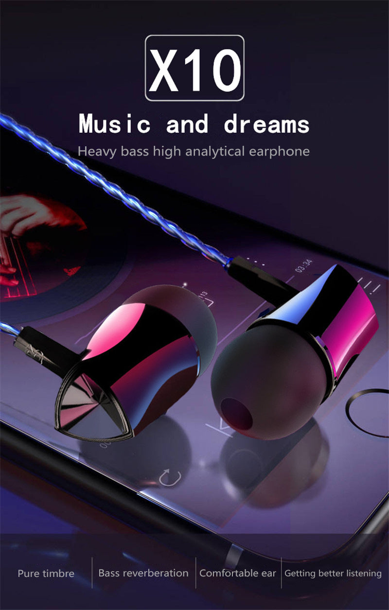 Triangular Headset Stereo Drive-by-wire With Microphone Wired Tuning 35 Round Hole Hands-free Call