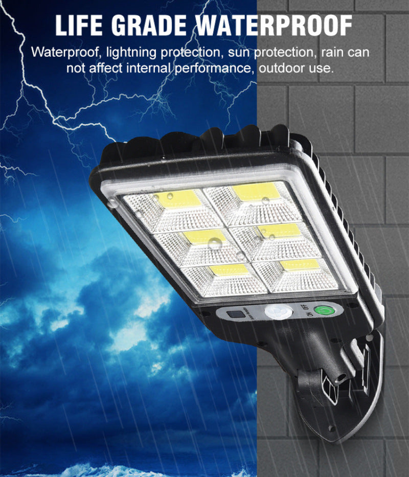 S616 Solar Motion Sensor Wall Light with Remote Control