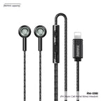 Monster Remax Metal In-Ears Earphone Tws Earbuds Wired Type-C Lightning Round Hole E-Sports Headphones For A Pple H Uawei Xiaomi