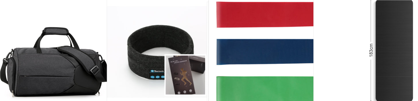 Bluetooth Headband with Built-in Speakers & Mic – Wireless Music Headband