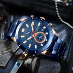 Men's Business Quartz Watch | Waterproof Two-Tone Wristwatch in 4 Colourways