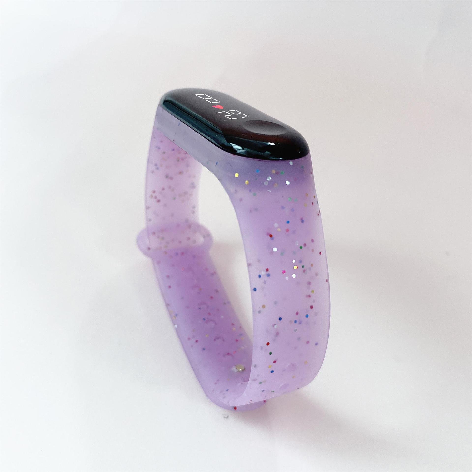 Kids Digital Silicone Watch – 50m Waterproof, Touch Screen, 7 Colours