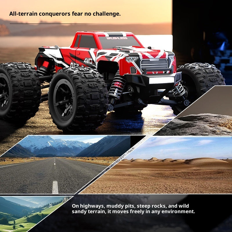 4WD Brushless Off-Road RC Car – High-Speed Remote Control Truck with Hydraulic Shock Absorbers