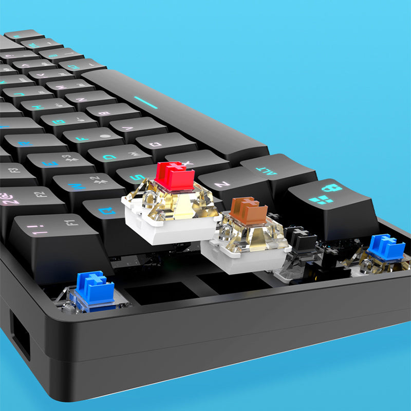 60% Bluetooth Mechanical Keyboard – Hot-Swap, RGB, PBT Keycaps