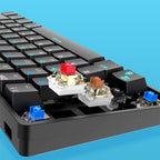 60% Bluetooth Mechanical Keyboard – Hot-Swap, RGB, PBT Keycaps
