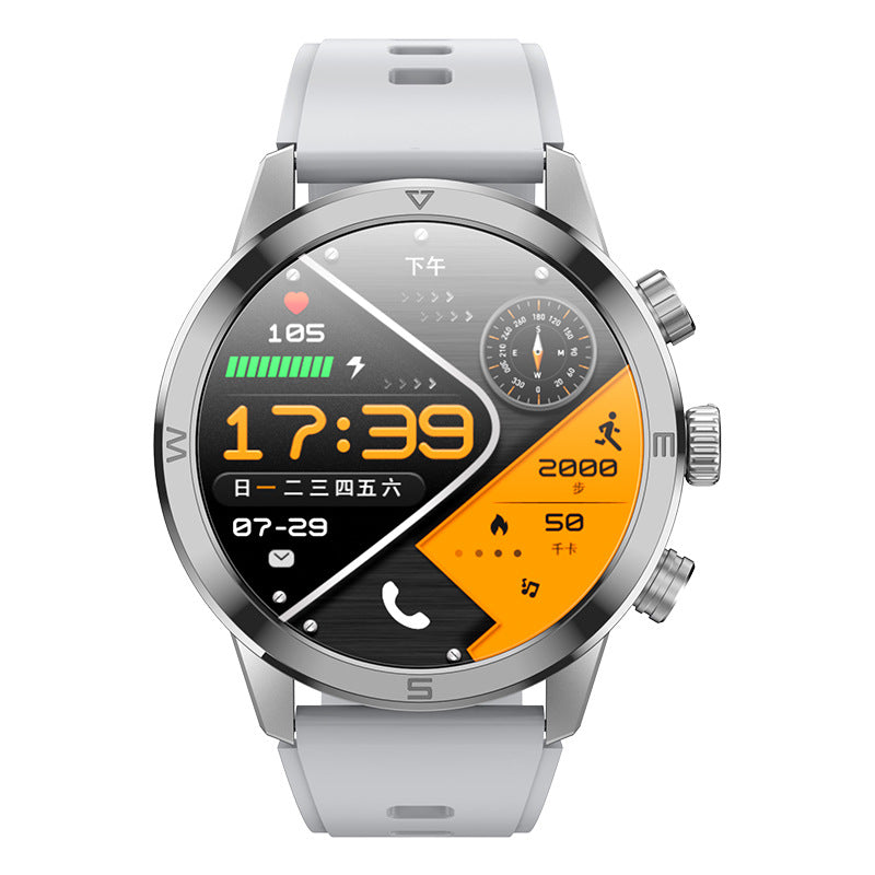 Men’s AMOLED Smart Watch – 7–14 Day Battery, Bluetooth Calling, Heart Rate & Health Tracker