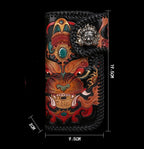 Hand made leather carving Wallet