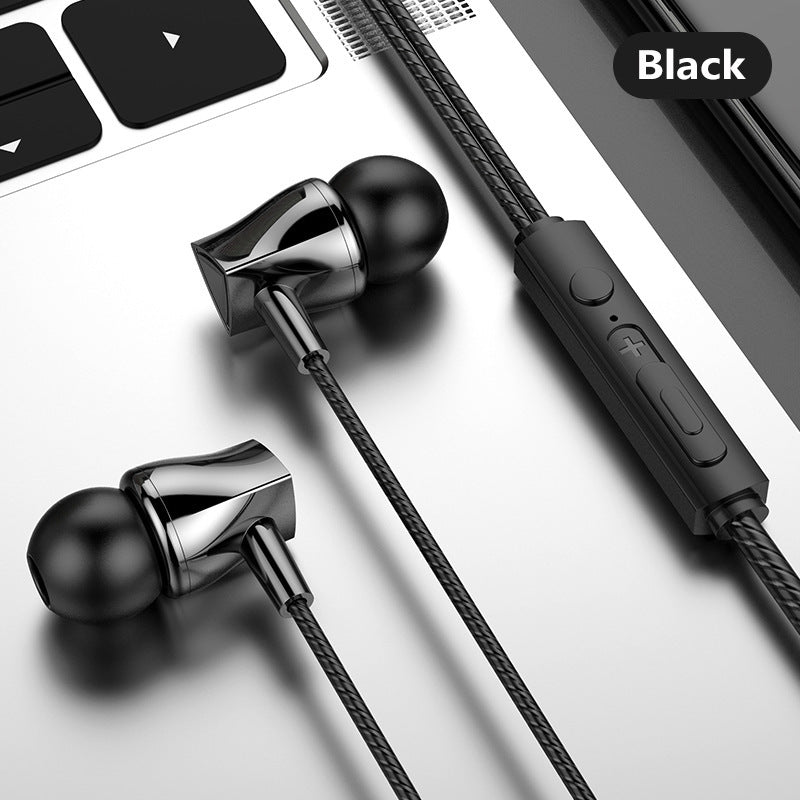 Triangular Headset Stereo Drive-by-wire With Microphone Wired Tuning 35 Round Hole Hands-free Call