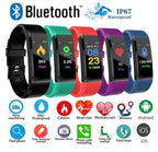 ID115Plus Smart Fitness Bracelet – Heart Rate, Sleep Monitor & Anti-Lost