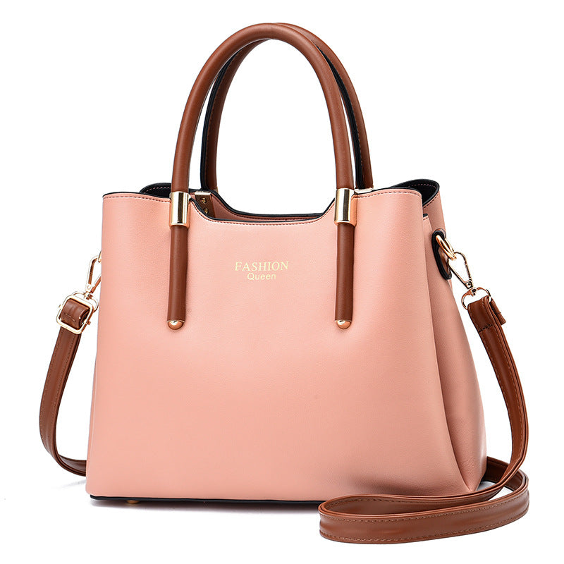 PU Leather Women's Shoulder Handbag — Vertical Square, Zipper, 7 Colours