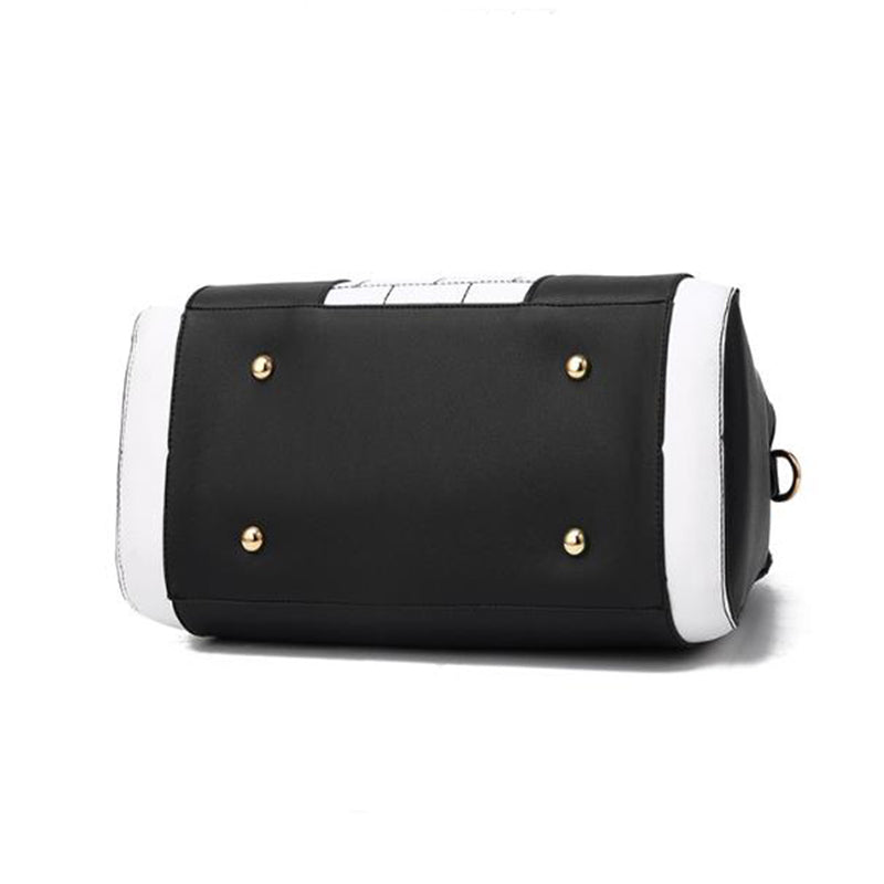 Women's Large PU Leather Shoulder Bag – Spacious Tote Handbag with Zipper