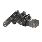 Men's Skull Smooth Buckle Hip Hop Belt – Bold Statement, 105–125cm