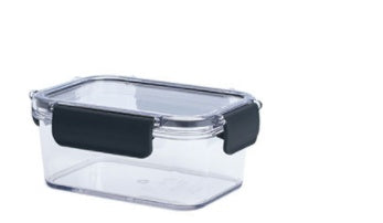 Airtight Square Food Storage Box with Lid – Clear Fresh-Keeping Container with Silicone Seal (450ml / 800ml / 1100ml)