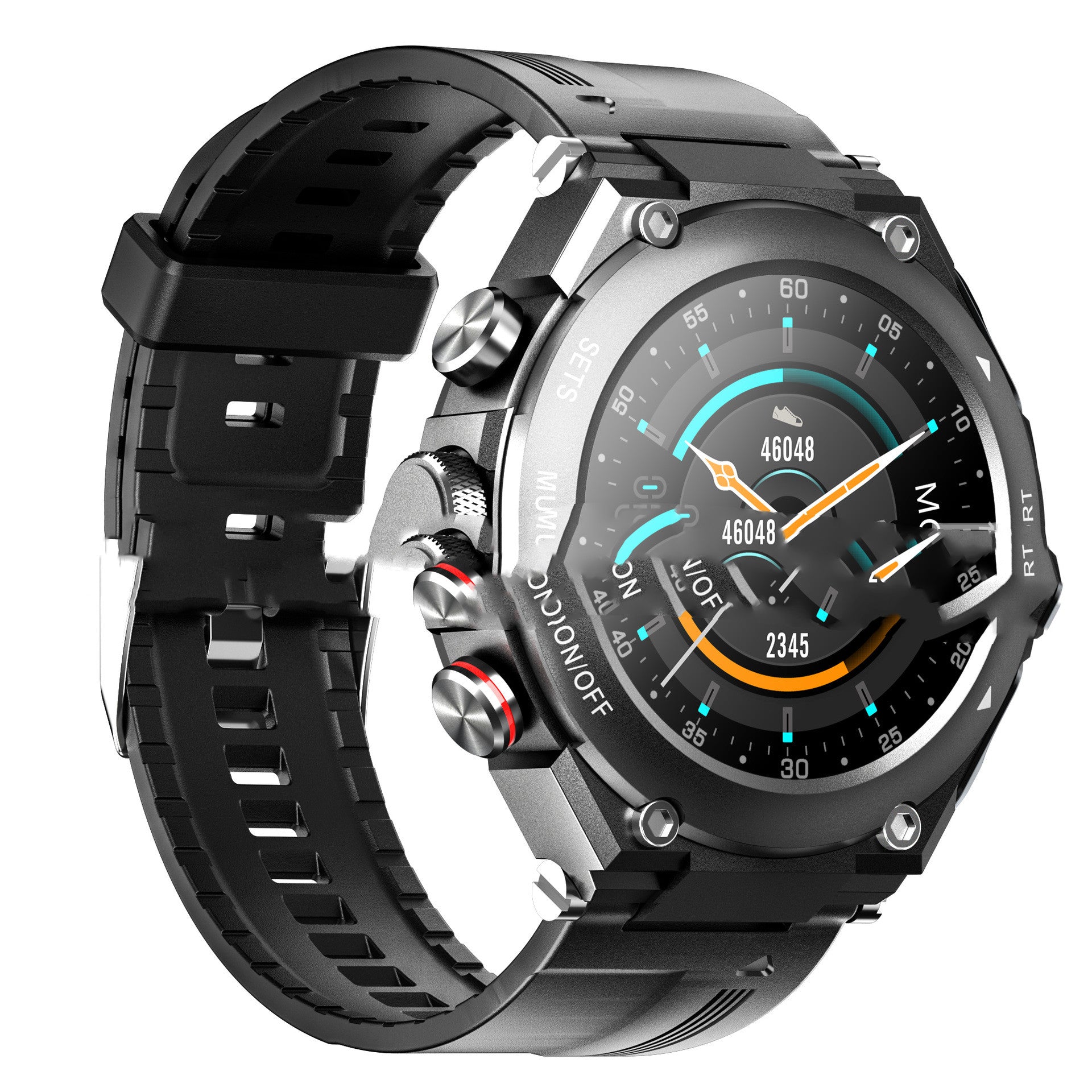 Smart Bracelet Watch – 2.4" Screen, Temperature Detection, Local Music & Health Monitoring