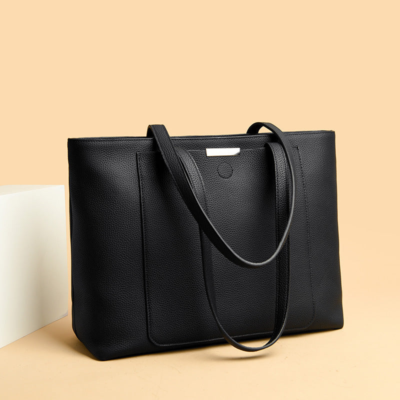 Tote Bag Women's Large Capacity Leather Shoulder Bag