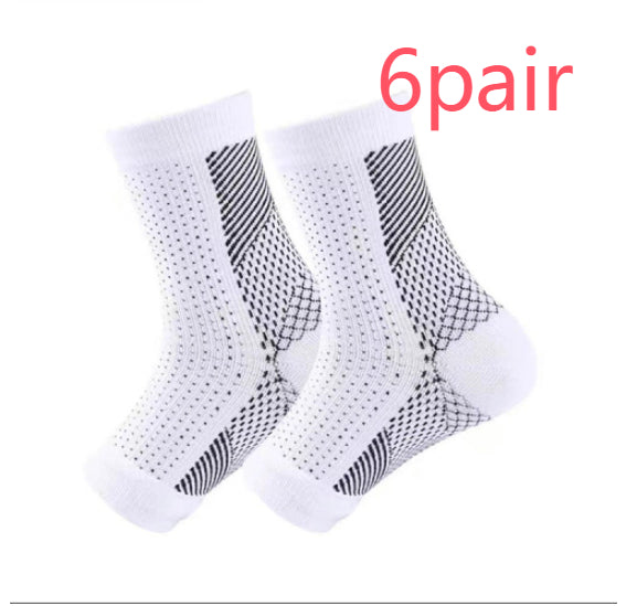 Compression Ankle Support Sleeves – Open Toe, Breathable Mesh
