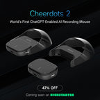 Smart Split Air Mouse with Wireless Charging | Laser Pointer, AI Voice, USB-C | HOORIVA