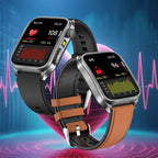Advanced Health Smart Watch – 1.95" AMOLED, 650nm Laser Therapy, HRV, Blood Glucose & Bluetooth Calling