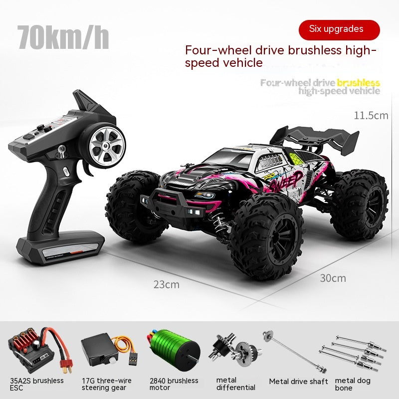1:16 Brushless 4WD Off-Road Climbing RC Car – 16101PRO Sedan with Drift Wheels & Hydraulic Shocks