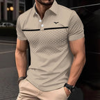 Men's Slim-Fit Polo Shirt | Short Sleeve, 7 Colours, S-3XL, Polyester, Casual & Smart