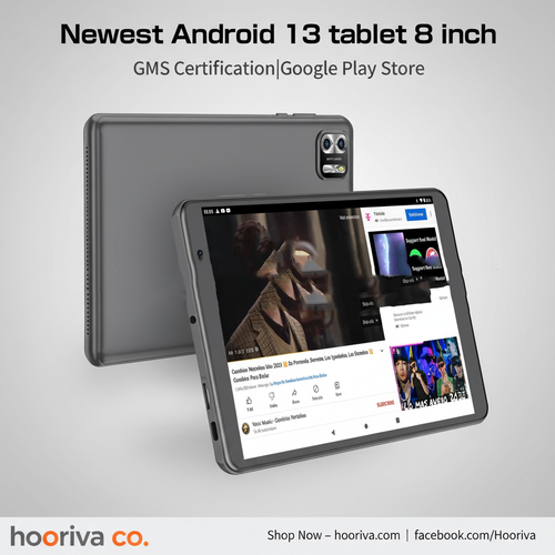 8" Android 13 Tablet HBBT