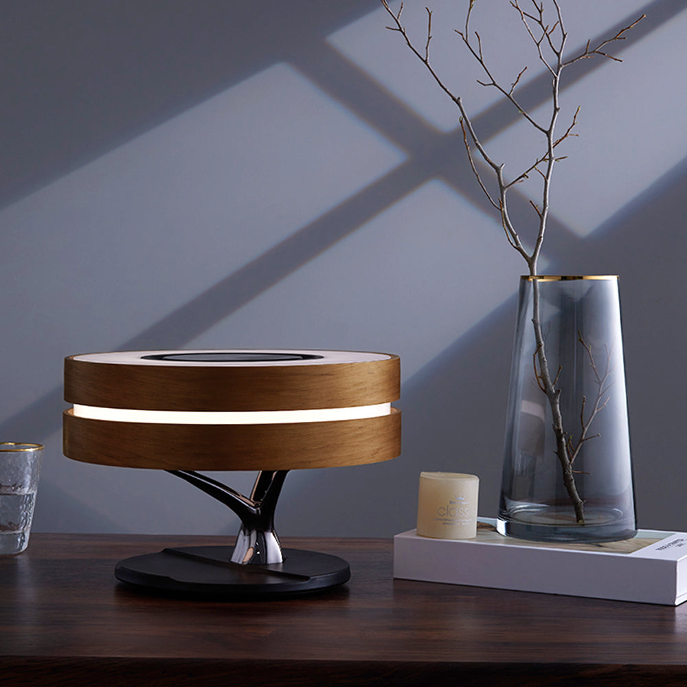 3-in-1 Smart Desk Lamp | Bluetooth Speaker & Wireless Charger, LED, Dual Colour Temp | HOORIVA