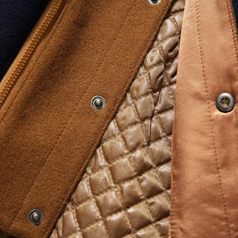 Men's Wool Blend Overcoat | 50% Wool, Double Collar, 3 Colours, S-4XL, Autumn