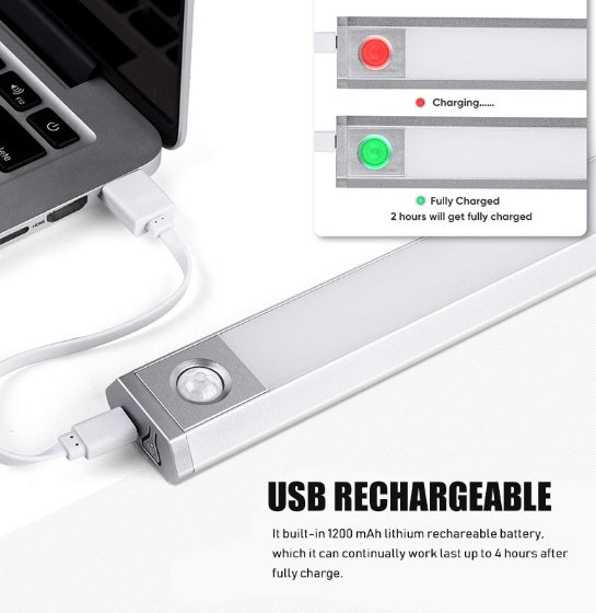 USD Rechargeable Light 233*35*19mm Sensor distance:3-5meters