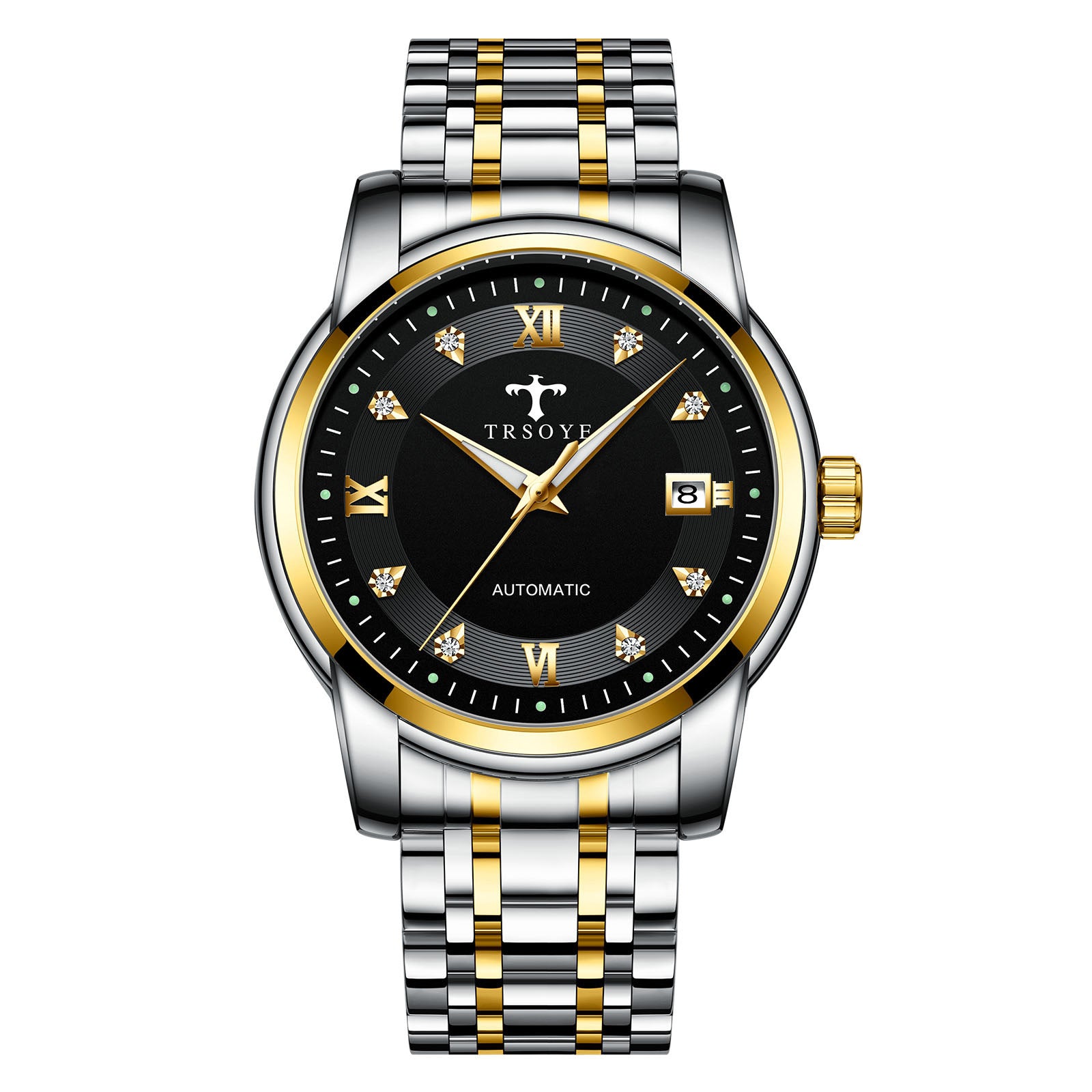 Men's Automatic Mechanical Watch | Luminous, 30m Waterproof, Transparent Case Back | HOORIVA