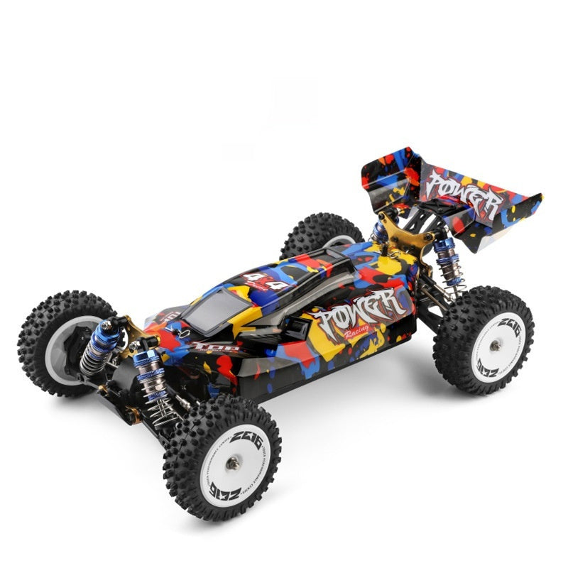 1:12 Brushless 4WD RC Racing Car – Alloy Chassis 75km/h High-Speed Remote Control Model
