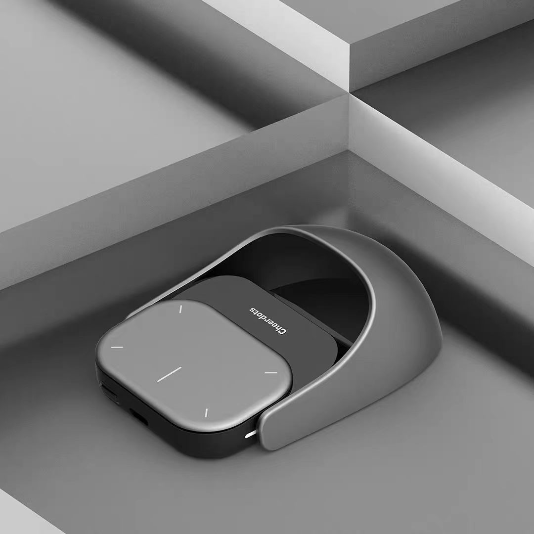 Smart Split Air Mouse with Wireless Charging | Laser Pointer, AI Voice, USB-C | HOORIVA