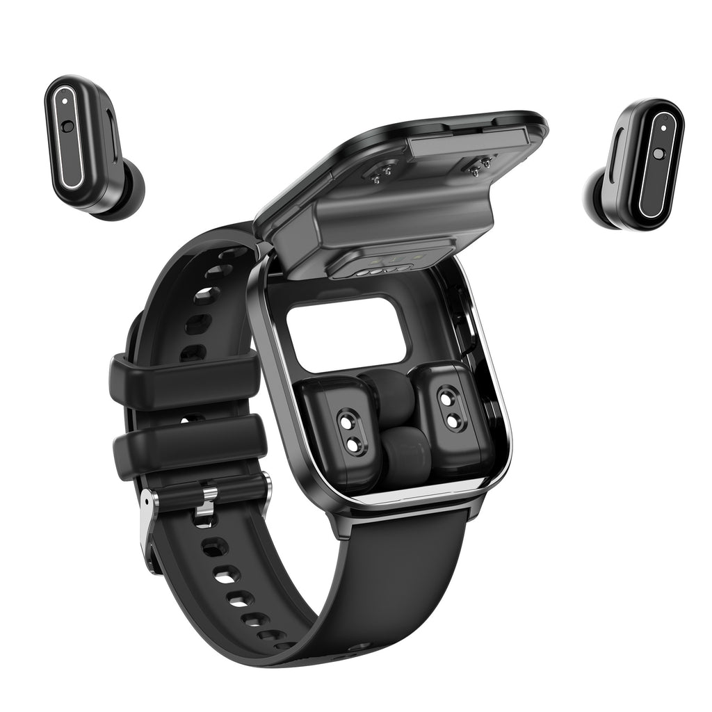 الساعة الذكية X9 + سماعات الأذن | 2 في 1، NFC، شاشة TFT مقاس 1.85 بوصة، مراقب معدل ضربات القلب والأكسجين في الدم