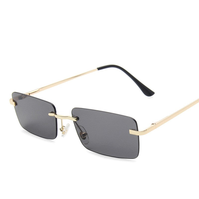 Women's Small Frame Sunglasses | Clip-Style Metal Frame | Tinted Lenses