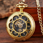 Antique Mechanical Pocket Watch – Vintage Style with Roman Numerals