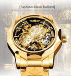 Men's Retro Luxury Automatic Mechanical Watch | Luminous Business Wristwatch GMT12392