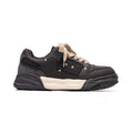 Men's Casual Versatile Patch Leather Vintage Shoes – Wear-Resistant | Black & Khaki | EU 36–44 | Hooriva