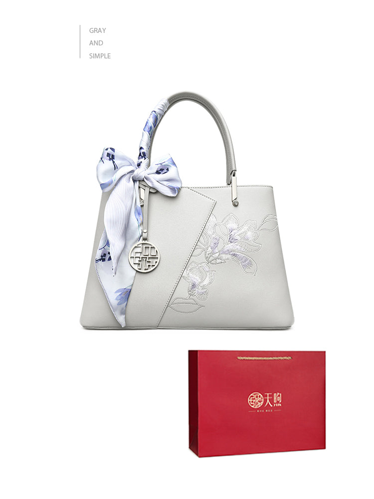 Chinese Style Women's Handbag — Gift Box Option, Mother's Day & Holiday Gift, 12 Variants