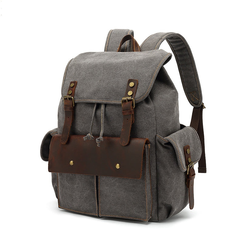 Retro Wear Resistant Canvas Backpack