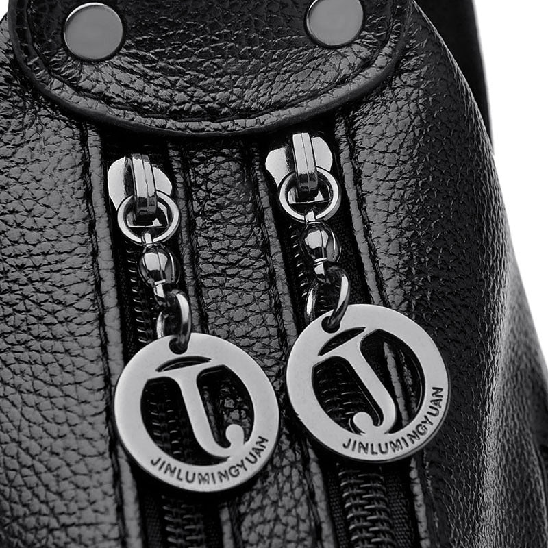 Women's Large Capacity Shoulder Bag – Soft PU Leather Crossbody Tote Handbag