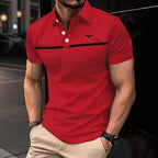 Men's Slim-Fit Polo Shirt | Short Sleeve, 7 Colours, S-3XL, Polyester, Casual & Smart