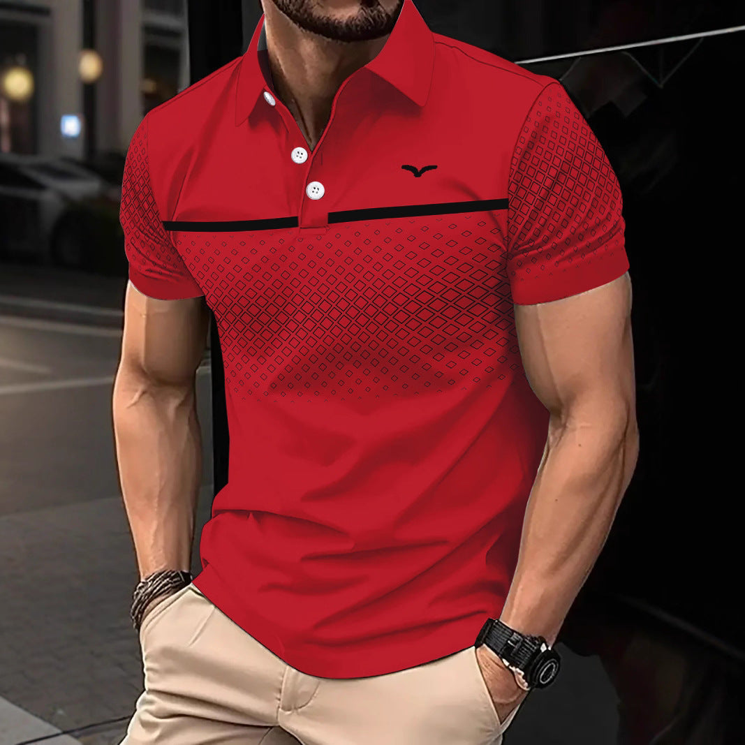 Men's Slim-Fit Polo Shirt | Short Sleeve, 7 Colours, S-3XL, Polyester, Casual & Smart