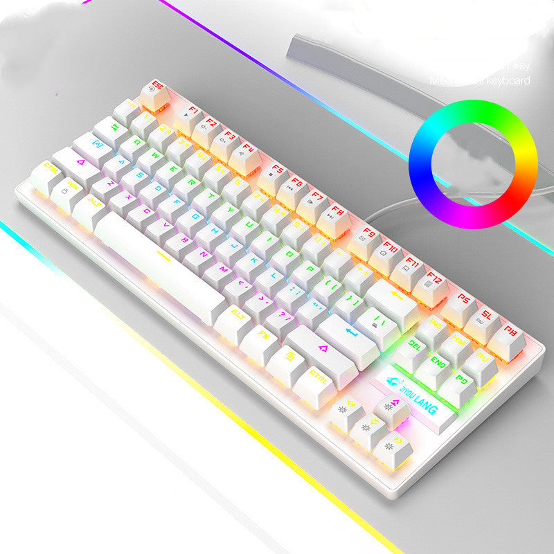 87-Key RGB Mechanical Gaming Keyboard – TKL, Wired USB