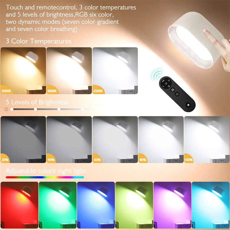 Remote Touch Magnetic Wall Lamp Simple