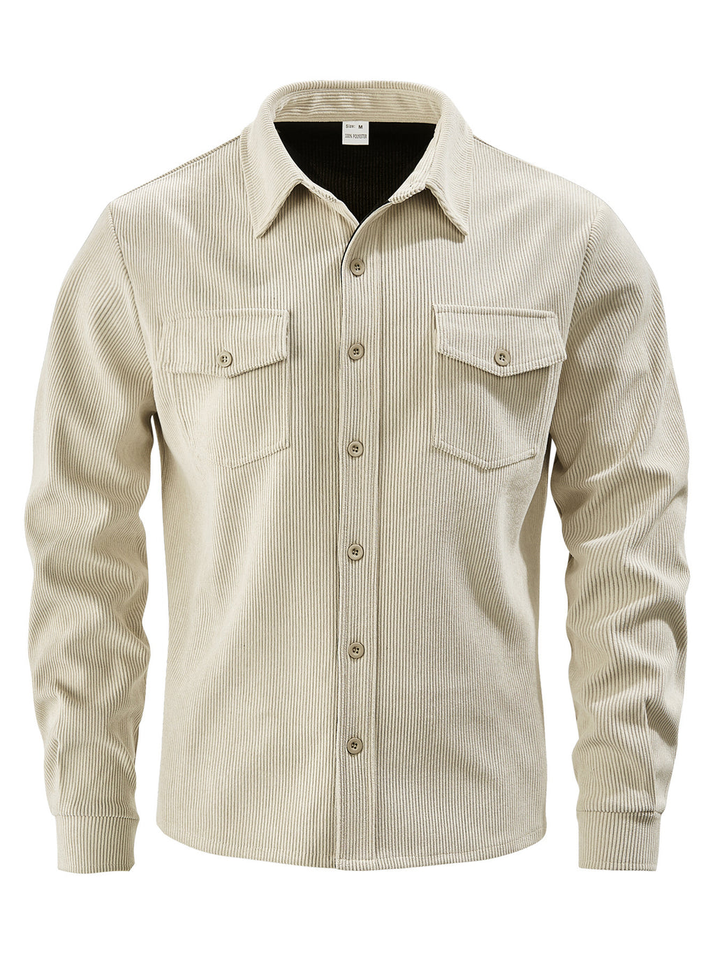 Men's Slim Fit Sporty Jacket | 100% Polyester, Patch Pockets, Curved Hem | HOORIVA